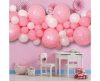 Rosa Baby Girl Ballon, Luftballon Girlande Set 65 Stück