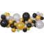 Baby Silver-Gold-Black Bunte Luftballons, Luftballon Girlande Set 65 Stk