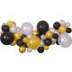 Baby Silver-Gold-Black Bunte Luftballons, Luftballon Girlande Set 65 Stk