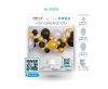 Baby Silver-Gold-Black Bunte Luftballons, Luftballon Girlande Set 65 Stk
