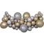 Farbe Silver-Gold Ballon, Girlandenballon-Set 65 Stk