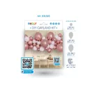 Farbe Rose Gold Ballon, Ballon-Girlanden-Set 65 Stück