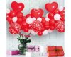 Liebe Red Ballon, Luftballon Girlande Set 65 Stück