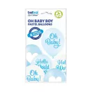 Baby Oh Boy Ballon, 6er Pack, 12 Zoll (30cm)