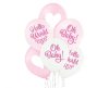 Oh Baby Girl Pastel Ballon, Luftballon 6 Stück 12 inch (30cm)