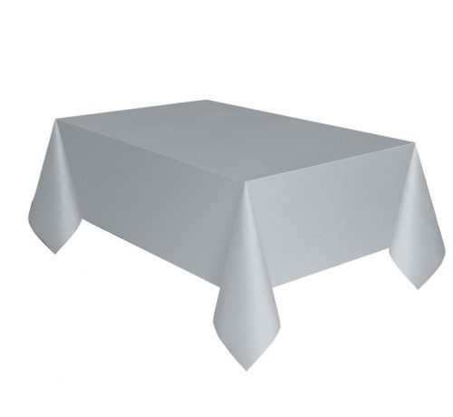 Silver Tischdecke aus Folie 137x274 cm