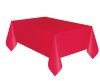 Red Tischdecke aus Folie 137x274 cm