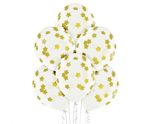 Farbe Stars, Sternballon, Ballon-Set 6 Stk. 30 cm (12 Zoll)
