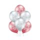 Baby Girl Glossy Ballon, Luftballon 6 Stück 12 inch (30cm)