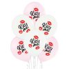 Liebe Kiss Me Kuss Ballon, 6 Stück 12 Zoll (30 cm)