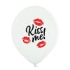 Kiss Me, Kiss Ballon, Luftballon 6 Stück 12 inch (30 cm)