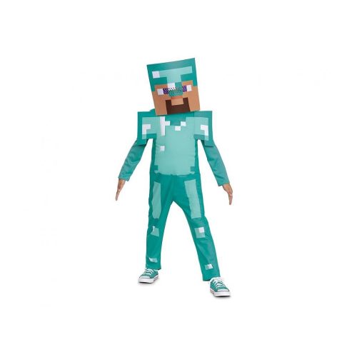 Minecraft Steve Diamond Kostüm 4-6 Jahre