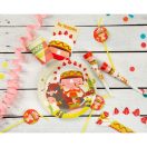 Indisch Indian Party, Einladung 6 Stk.