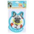 Sommer Hawaiian Hawaii-Party-Einladung 6er-Pack