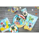 Sommer Hawaiian Hawaii-Party-Einladung 6er-Pack