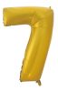 Nummer Gold Mat Goldene Nummer 7 Folienballon 92 cm