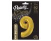 Nummer Gold Mat Goldene Nummer 9 Folienballon 92 cm