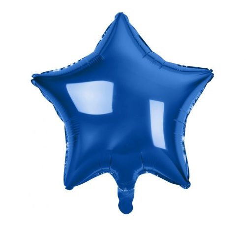 Blau Star Dark Blue Star Folienballon 44 cm