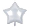 Weiß Star White Star Folienballon 44 cm