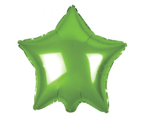 Grün Star Light Green Star Folienballon 44 cm