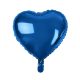 Dark Blue Heart , Blau Herz Folienballon 37 cm
