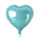 Light Blue Heart , Blau Herz Folienballon 37 cm