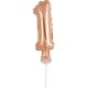 Nummer Rose Gold 1er-Zahlen-Folienballon für Kuchen 13 cm