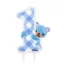Erster Geburtstag Blue Teddy Geburtstagskerze