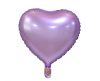 Matt Lilac Heart , Lila Herz Folienballon 37 cm