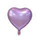 Matt Lilac Heart , Lila Herz Folienballon 37 cm