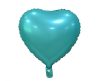 Matt Turquoise Heart , Türkis Herz Folienballon 37 cm