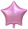 Pink Matt Pink Star Folienballon 44 cm