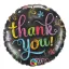 Geburtstag Danke Chalkboard Folienballon 46 cm