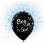 Party Boy or Girl, Mit blauem Konfetti gefüllter Ballon, 4 Stück 12 Zoll (30 cm)
