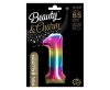 Nummer Rainbow Regenbogen Nummer 1 Folienballon 85 cm