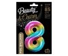 Nummer Rainbow Regenbogen Nummer 8 Folienballon 85 cm