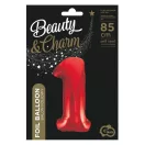 Nummer Red Rote Nummer 1 Folienballon 85 cm