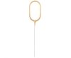 Nummer Gold Goldene Ziffer 0 Wunderkerze 17 cm