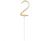 Nummer Gold Goldene Nummer 2 Wunderkerze 17 cm