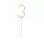 Nummer Gold Goldene Zahl 3 Wunderkerze 17 cm