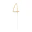 Nummer Gold Goldene Nummer 4 Wunderkerze 17 cm