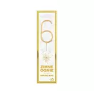 Nummer Gold Goldene Nummer 6 Wunderkerze 17 cm