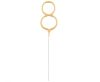 Nummer Gold Goldene 8er Wunderkerze 17 cm