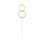 Nummer Gold Goldene 8er Wunderkerze 17 cm