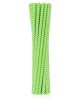 Farbe Lime Green Chevron Grüner Papierstrohhalm 12er Pack