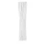 Farbe White Weiße Papierstrohhalme 12 Stk
