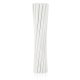 Farbe White Weiße Papierstrohhalme 12 Stk