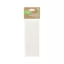 Farbe White Weiße Papierstrohhalme 12 Stk