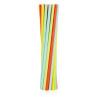 Farbe Pastel Papierstrohhalm 12 Stk
