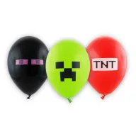Minecraft TNT Partyballon, 6 Stk 12 Zoll (30 cm)